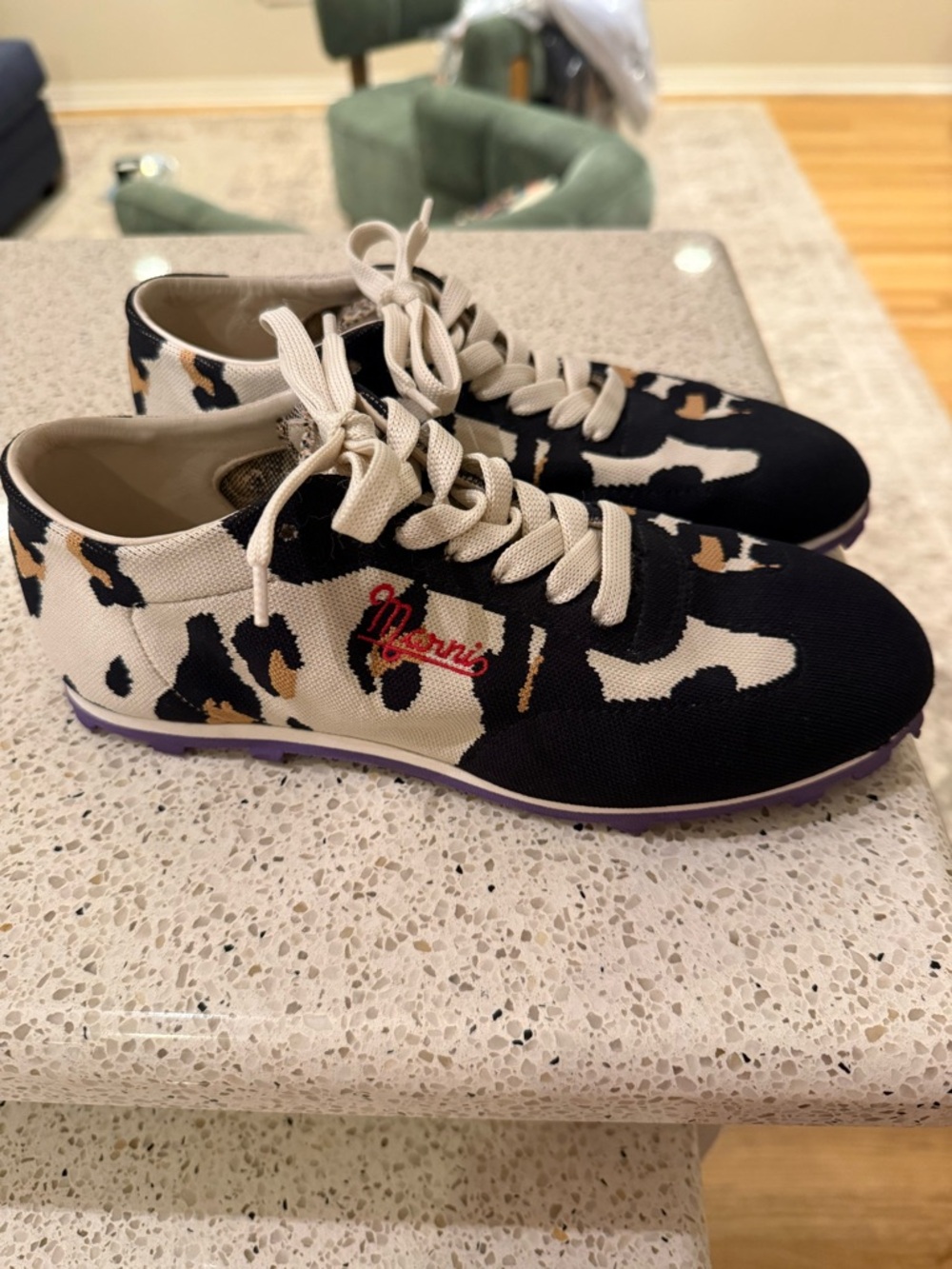 Marni Animal Print Sneakers 36